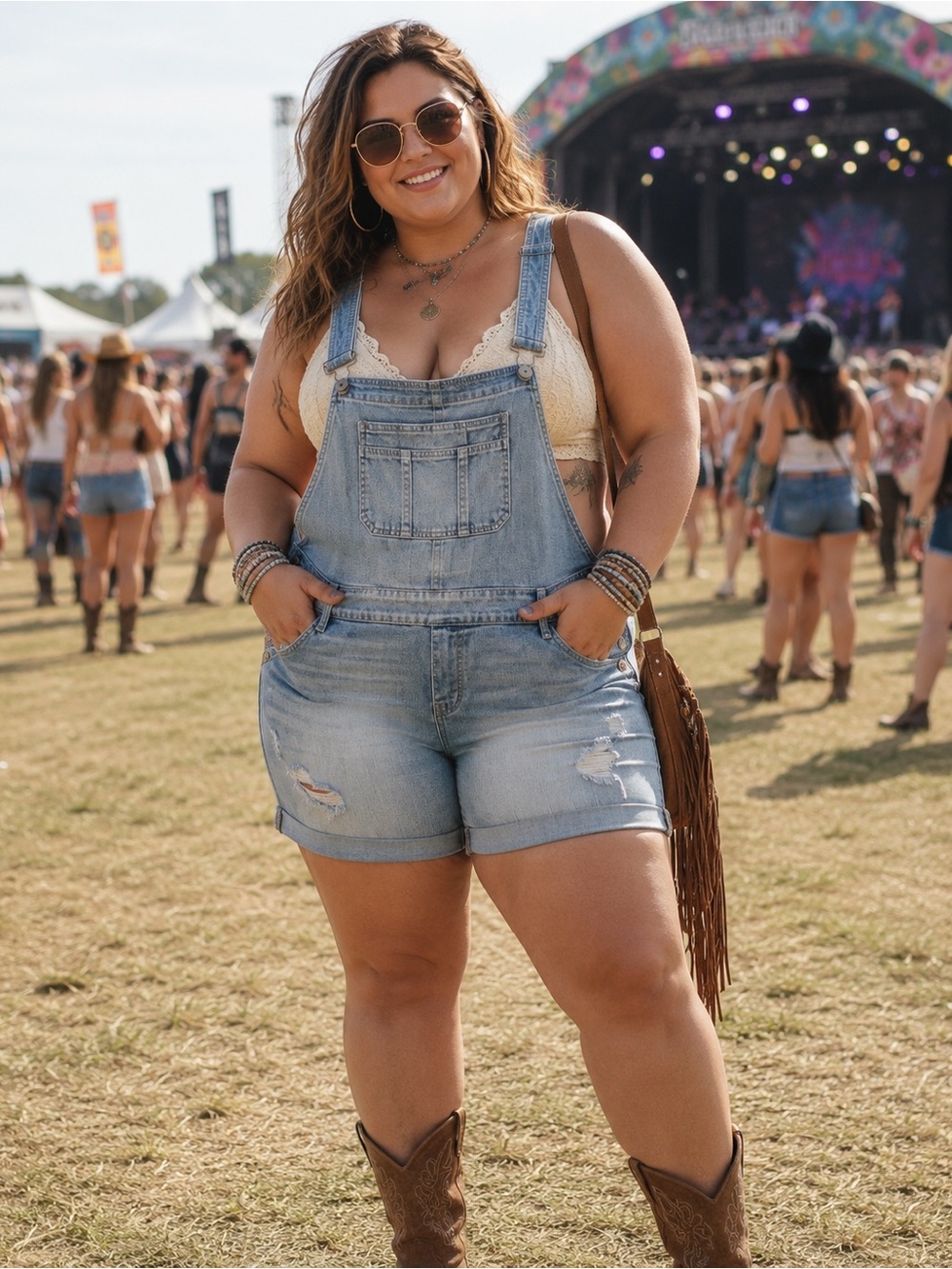 Torrid Distressed Denim Shortalls Plus Size 22
